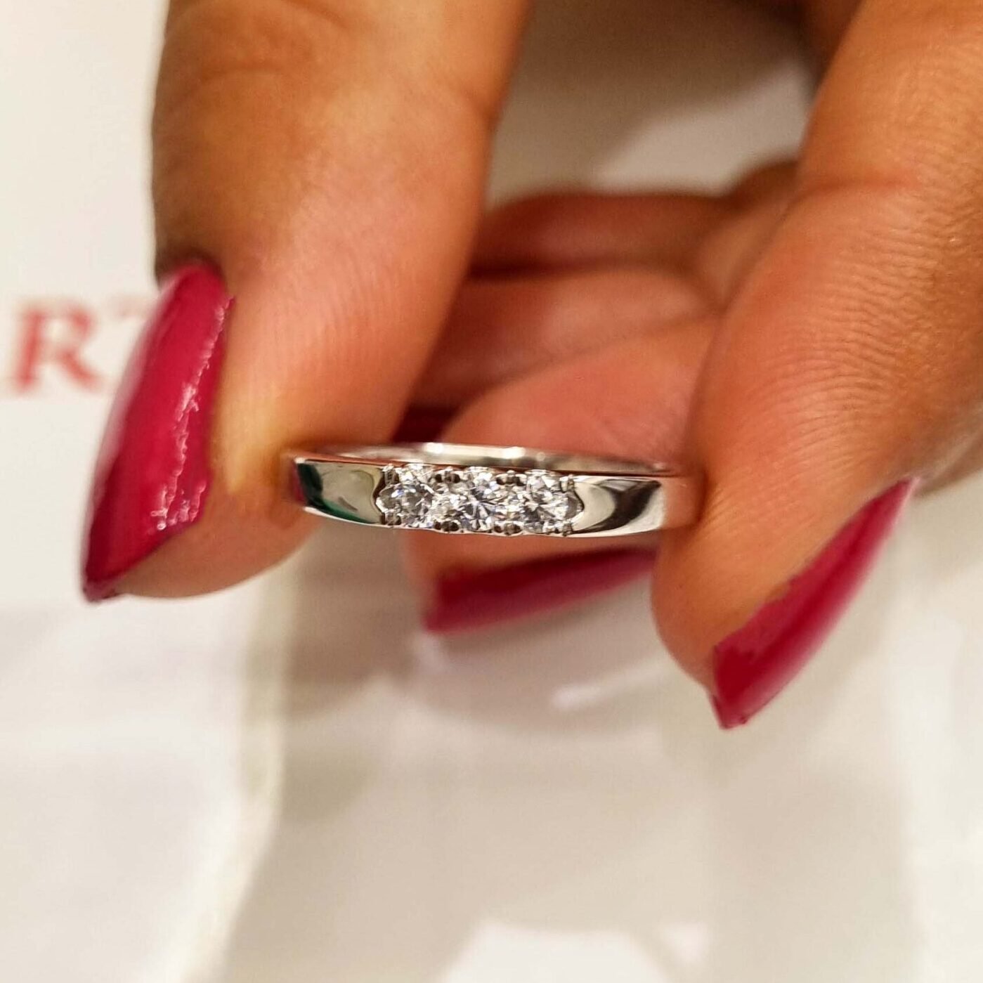 0.1ct Round Simulated Diamond Minimalist Thin Promise Ring 14k Rose Gold  Plated | eBay