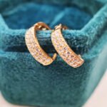 Lab Grown Diamonds Huggie Hoop Earrings set RE189