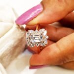 2 carat emerald cut diamond ring, IGI Certified Lab Grown diamond ring for gift, 14K Gold ring RE220