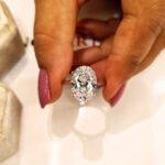 5.35 carat F/VS1 IGI Certified Oval Brilliant/Ice Crushed/Rose Cut Lab Diamond Halo Engagement Ring 18k Gold Antique Style Ring, Very Unique RE300