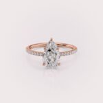 Pear Lab Diamond Engagement Ring