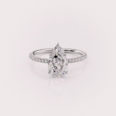 Pear Lab Diamond Engagement Ring