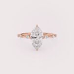 2CT Marquise Lab Diamond Ring