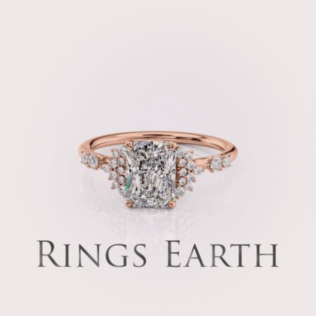 rose gold engagement ring