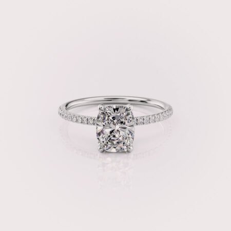 lab diamond engagement ring