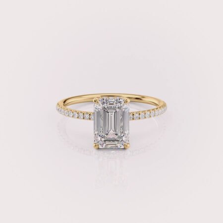 lab diamond engagement ring