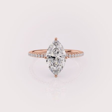 lab diamond engagement ring