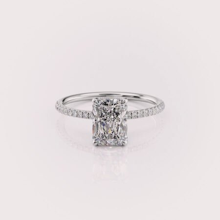 lab diamond engagement ring