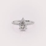 lab diamond engagement ring