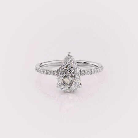 lab diamond engagement ring