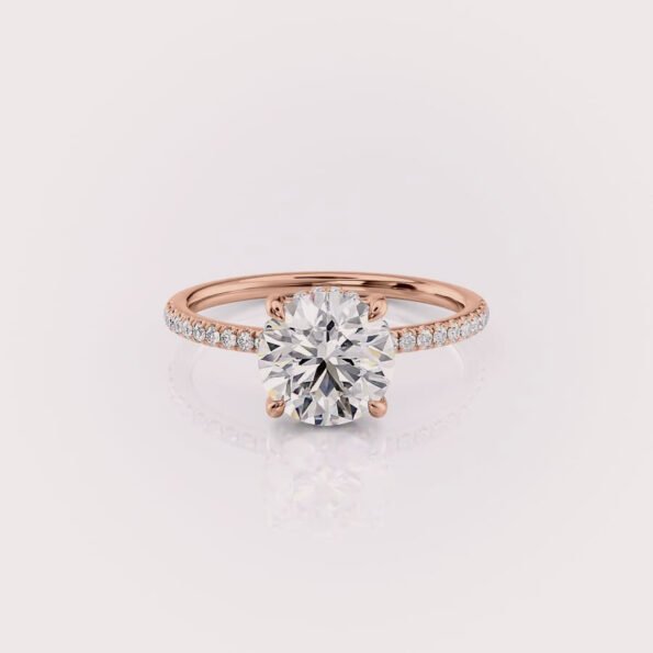 lab diamond engagement ring