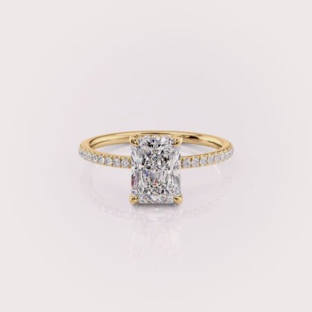 lab diamond engagement ring