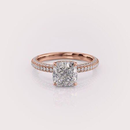 lab diamond engagement ring