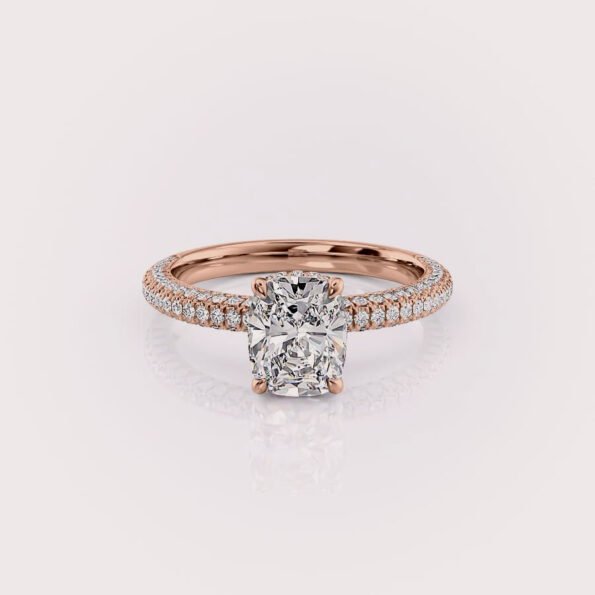 lab diamond engagement ring