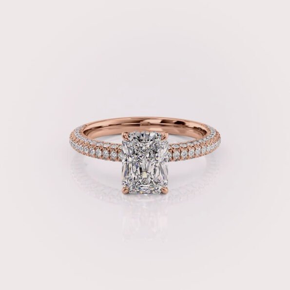 lab diamond engagement ring