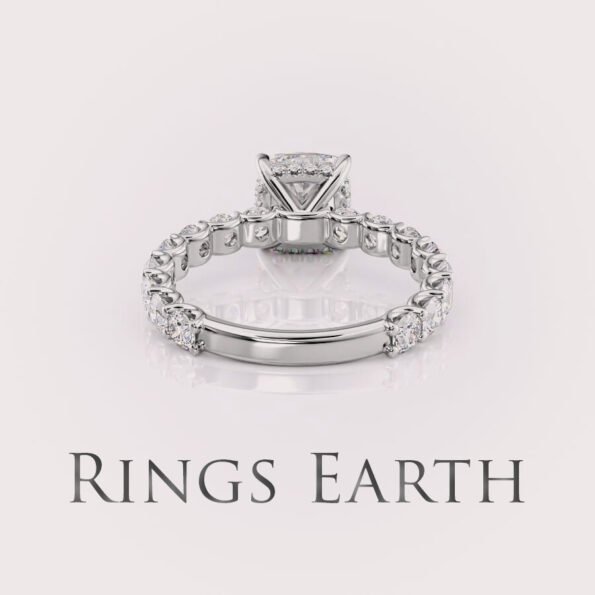 lab diamond engagement ring