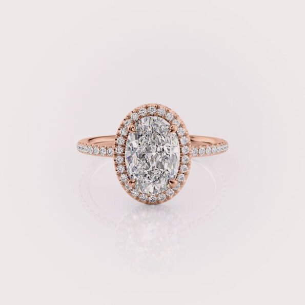 oval cut diamond engagement ring