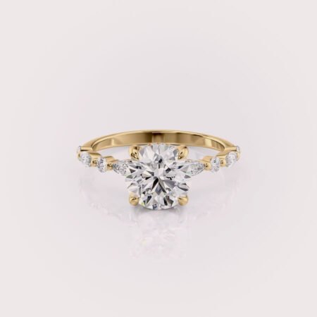 2.5ct lab diamond engagement ring