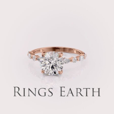 2.5ct lab diamond engagement ring