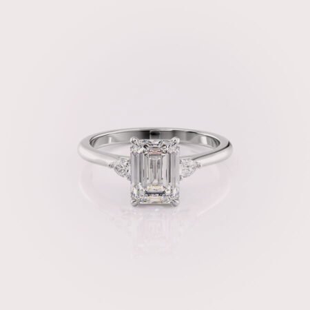 2.5ct Elongated Cushion Lab Diamond Ring