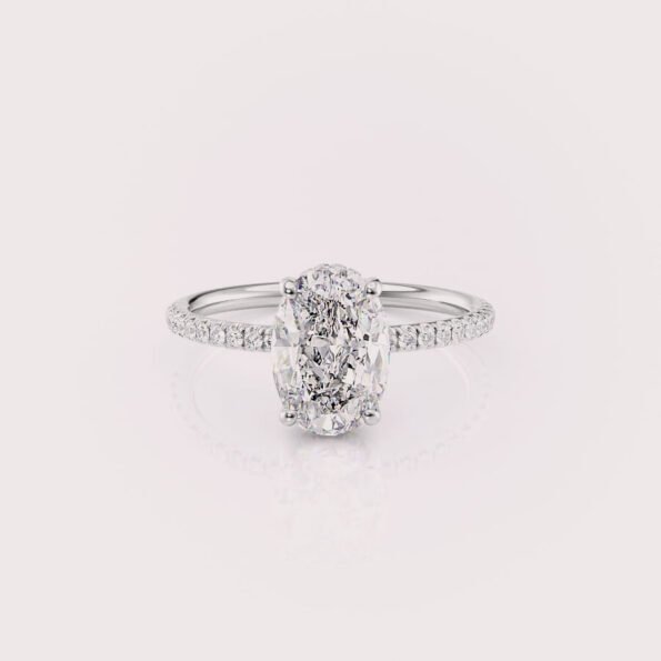 oval cut engagement ring