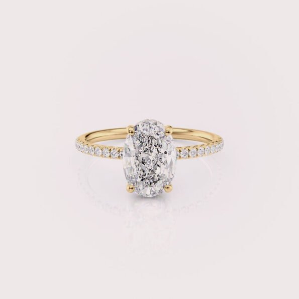 oval cut engagement ring