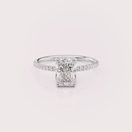 radiant cut engagement ring