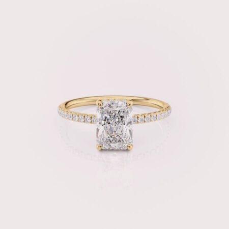 radiant cut engagement ring