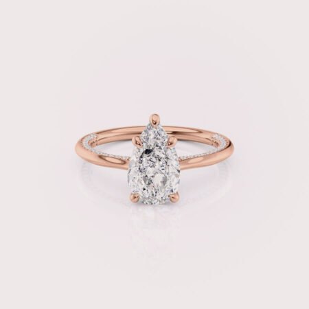 2CT Pear Cut Diamond Ring