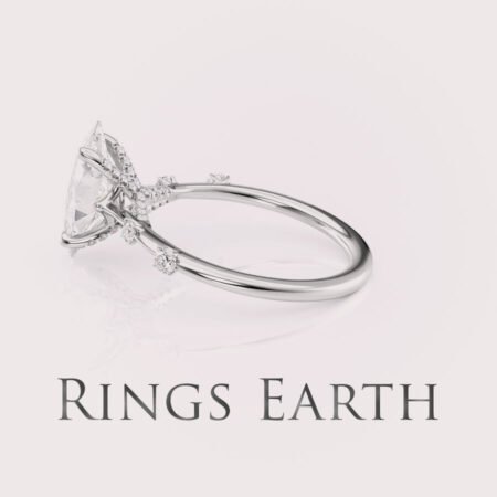 2 carat marquise cut diamond engagement ring