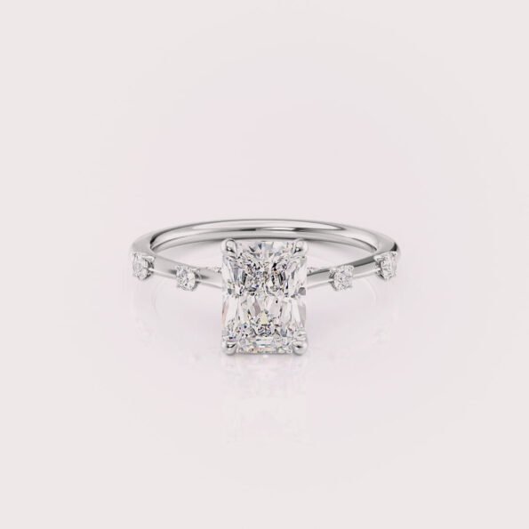 1.5CT Radiant Cut Diamond Ring