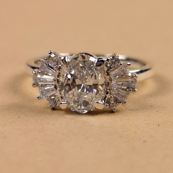 oval engagement ring