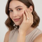 2CT Asscher Cut Lab Diamond Ring in 14K Gold