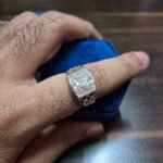 Mens 3.81ctw Emerald cut Certified Lab Grown Diamond Engagement ring, 10K White Gold photo review