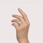 2CT Emerald Cut Lab Diamond Ring in 14K Gold