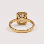 1.67ct Radiant Cut Bezel Set Solitaire Ring in 14K Gold