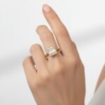 1.67ct Radiant Cut Bezel Set Solitaire Ring in 14K Gold