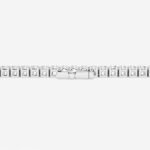 7.85CT Emerald Lab Grown Diamonds Tennis Bracelet in 10K Gold