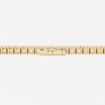 7.85CT Emerald Lab Grown Diamonds Tennis Bracelet in 10K Gold