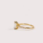 2.0ct Emerald Lab Diamond Ring in 14K White Gold | Lab-Grown