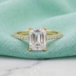 2.0ct Emerald Lab Diamond Ring in 14K Gold | Lab-Grown