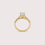 2.0ct Emerald Lab Diamond Ring in 14K White Gold | Lab-Grown