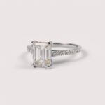 2.0ct Emerald Lab Diamond Ring in 14K White Gold | Lab-Grown