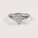 1.42ct Princess Cut Lab Diamond Engagement Ring in 14K Gold