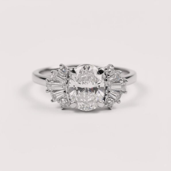 oval engagement ring