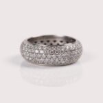 Diamond eternity ring, 14K White Gold Lab Grown Diamonds Anniversary Band Gift, Woman’s Party Wear Band
