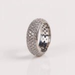 Diamond eternity ring, 14K White Gold Lab Grown Diamonds Anniversary Band Gift, Woman’s Party Wear Band