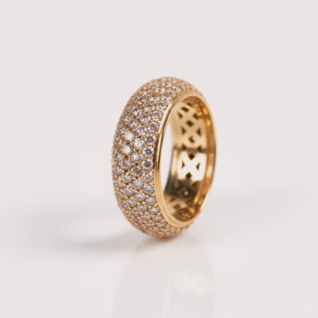 Diamond eternity ring, 14K White Gold Lab Grown Diamonds Anniversary Band Gift, Woman's Party Wear Band
