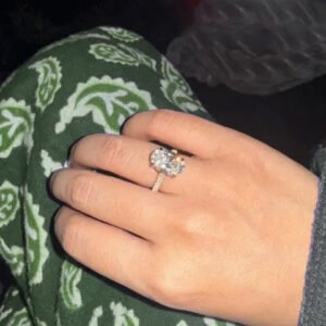 3.09ct Oval Cut Lab Diamond Ring in 14K Gold, IGI Certified photo review