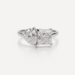Toi Et Moi Lab Grown Diamond Ring – 2ct Princess & Pear, 14K Gold